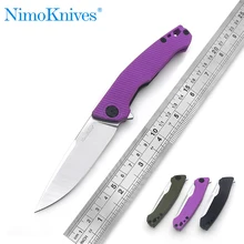 Nimoknives& Fatdragon дизайн, складной нож 9cr18mov edge, Открытый Многофункциональный Походный нож DEC