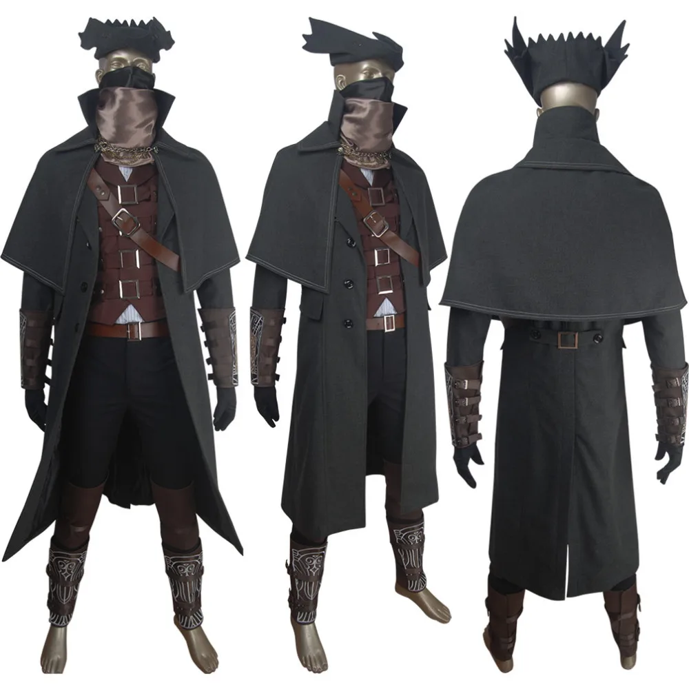 Bloodborne the Hunter cosplay Halloween make up costume carnival comic