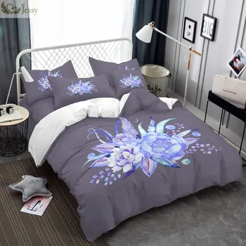 

Luxury Flower Digital Printing Bed Linens Several Colors Feather Bedding Set Quilt Cover Set Cushion Cover Pillowcases