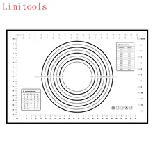 Лист для выпечки рулонное тесто Кондитерские торты формы для выпечки лайнер силиконовый термостойкий Коврик Паста Мука стол коврик инструменты 60x40 см