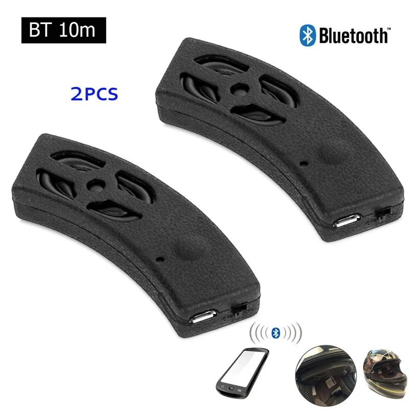 

2pcs Waterproof Bluetooth Motorcycle Speaker Wireless Motorbike Helmet MP3 Player Outdoor Riding Moto Stereo Anti-noise Speaker