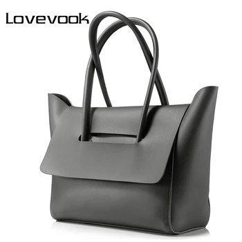 

LOVEVOOK women handbag fashion large tote bag high quality soft artificial leather top-handle bag female shoulder bags