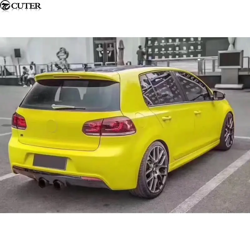 Golf 6 R20 PP неокрашенные комплекты кузова переднего бампера заднего бампера боковые юбки для Volkswagen VW Golf 6 MK6 R20