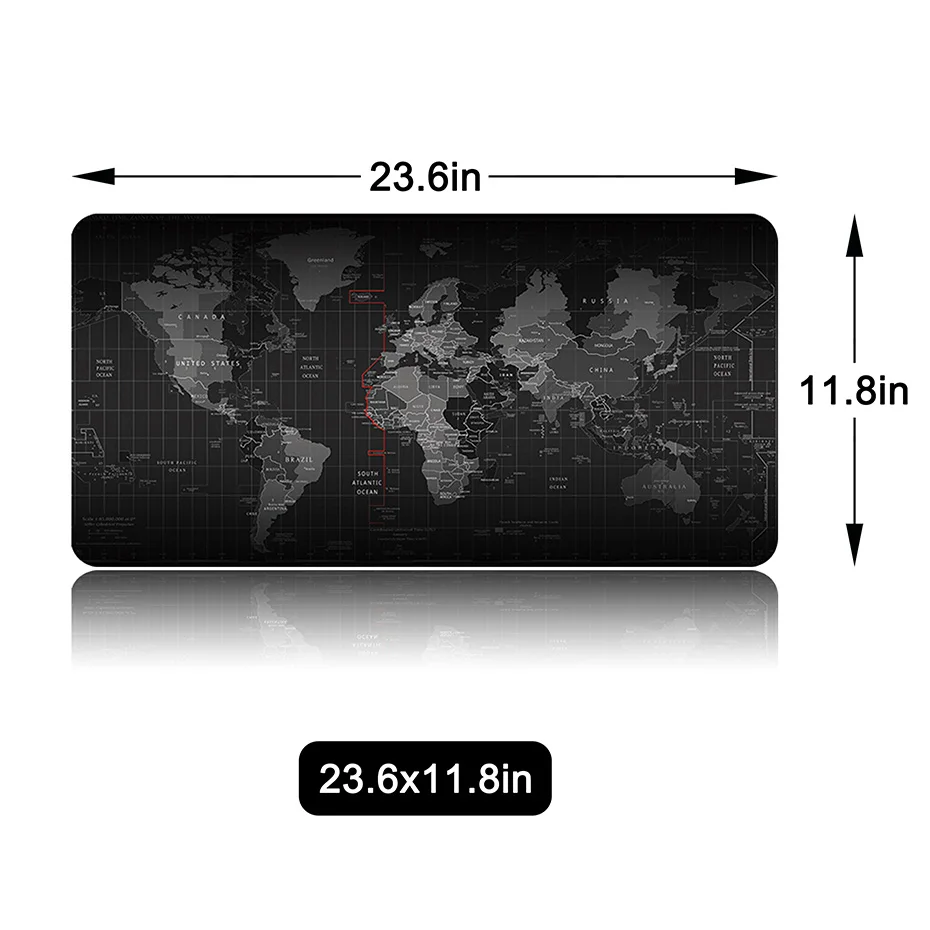 Gaming Mouse Pad Computer Mousepad Large Mouse Pad Gamer Big Mouse Mat Mousepad Rug XL World Map Mause Pad Mat Keyboard Game Mat (5)