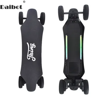 Scooter elettrico a quattro ruote, scooter elettrici SUV, potente, 2000 W, 40 km, H, skateboard con luci colorate