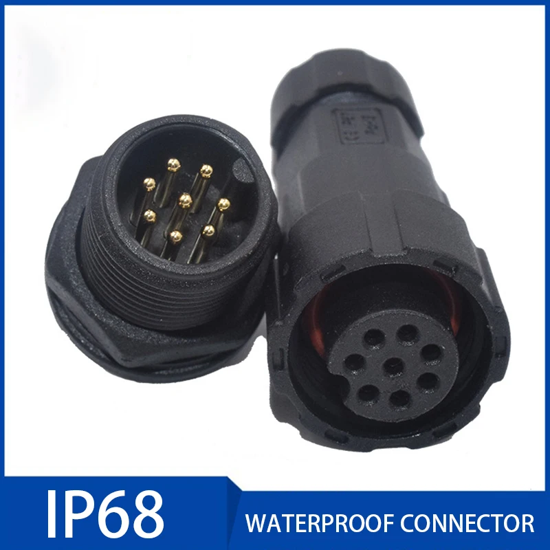 

1PC M16 Waterproof Connector IP68 Aviation Plug and Socket 2/3/4/5/6 Pin Male Female Docking Solid Needle Connectors