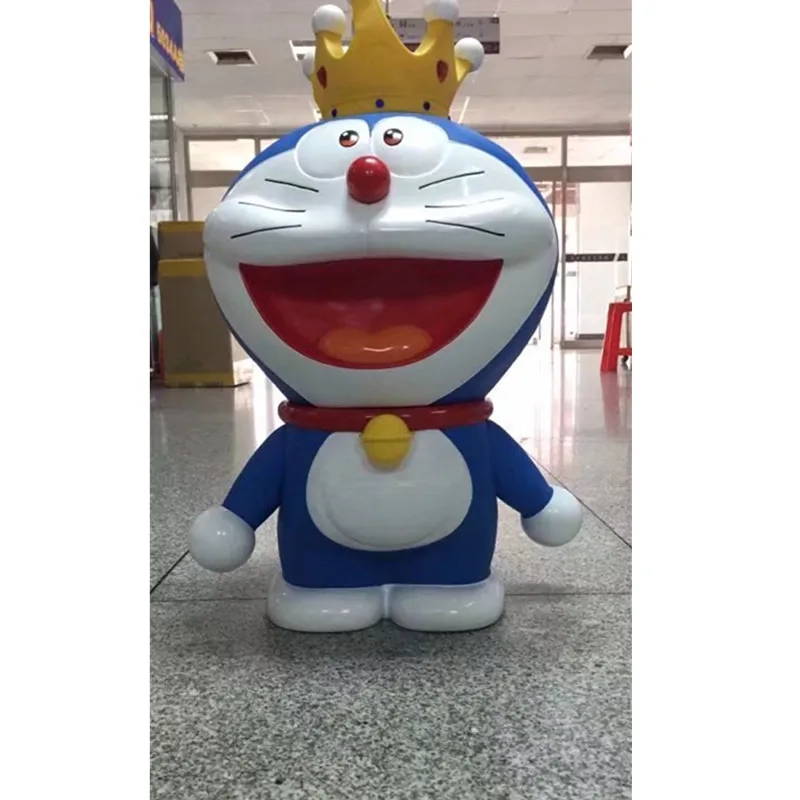 

63CM Modern Personality Creative Crown Doraemon Doll Piggy Bank Home Decorations Kids Gift Toy Desk Ornaments M934