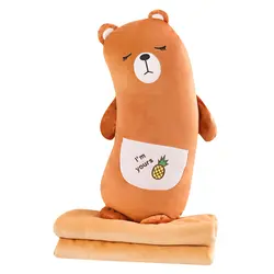 Фрукты подушка с медведем одеяло фрукты подушка с медведем подарок на день рождения