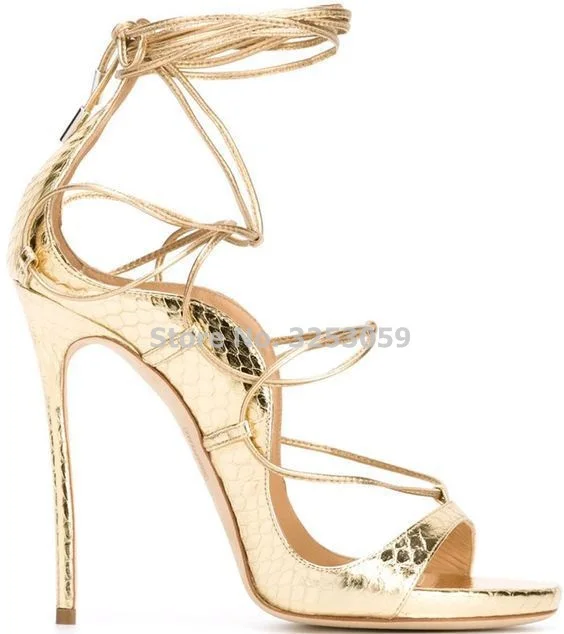 gold gladiator sandals heels