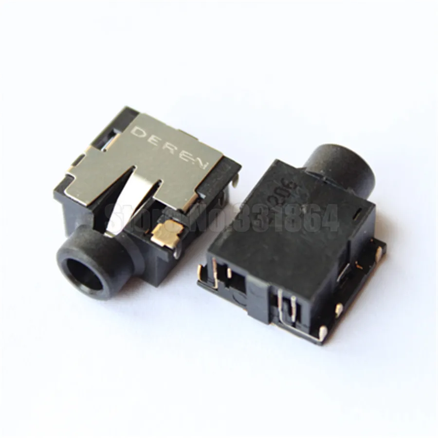 50 100pcs lot Audio Jack Port Connector for HP Pavilion G4 G6 G7 G4 2000 G6 2000 G7 2000 Motherboard Headphone MIC Port 6 pin