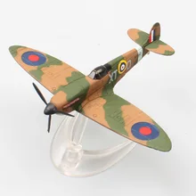 Childs 8 см маленький классический корги Второй мировой войны RAF супермарин Spitfire истребитель литье под давлением автомобиль самолет масштаб самолета металлические модели Миниатюрные
