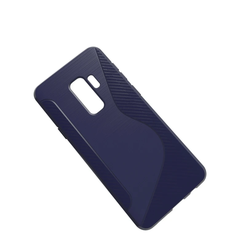 Бренд gligle NS-line Мягкий ТПУ защитный силиконовый чехол для samsung Galaxy S9 чехол shell - Цвет: dark blue