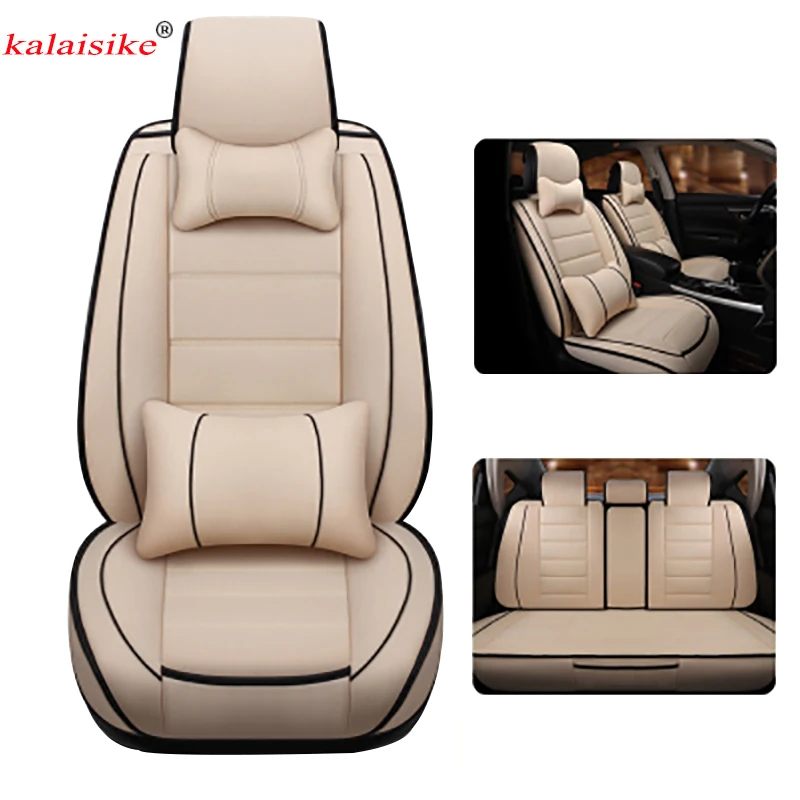 Kalaisike Linen Universal Car Seat Covers for Peugeot all models 206 307 407 207 2008 3008 508 208 308 406 301 607 car styling Kalaisike Linen Universal Car Seat Covers for Peugeot all models 206 307 407 207 2008 3008 508 208 308 406 301 607 car styling