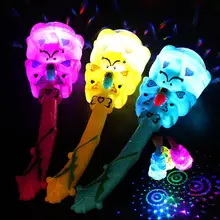 Светящаяся палочка, Волшебная проекционная палочка, стержень, мигающий светильник со звездами, детская игрушка