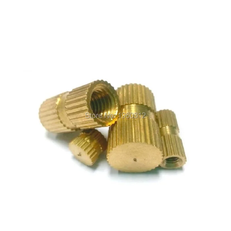 210pcs High Precision Threads Embedded Nut Knurled Nut Brass Nut for Injection Molding 3D Prints 210pcs High Precision Threads Embedded Nut Knurled Nut Brass Nut for Injection Molding 3D Prints