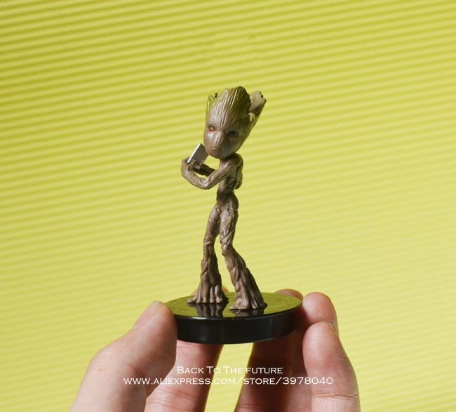 

Disney Marvel Avengers Guardians of the Galaxy Groot 8cm Action Figure Posture Anime Decoration Figurine Toy model children gift