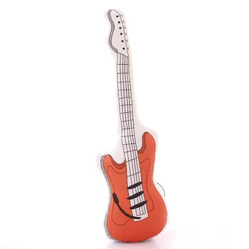 

60cm/70cm Guitar Shape Decorative Pillows Wedding Party Funny Soft Plush Throw Pillow Soft Cushion Home Textile Blue/Orange