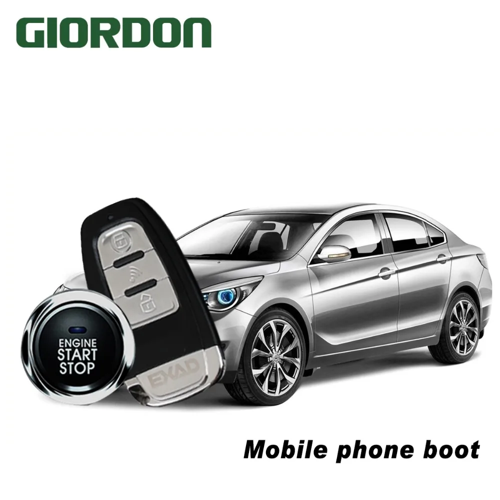  Auto Start Remote Keyless Entry Car Alarm Starline Car Engine Central Lock System ios Android Smart