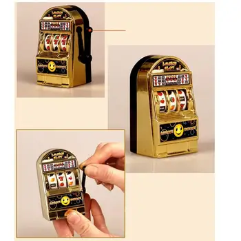 

LeadingStar Children Adult Mini Casino Jackpot Slot Machine Fruit Relieve stress Anxiety Boredom Decompression Funny Toy zk30