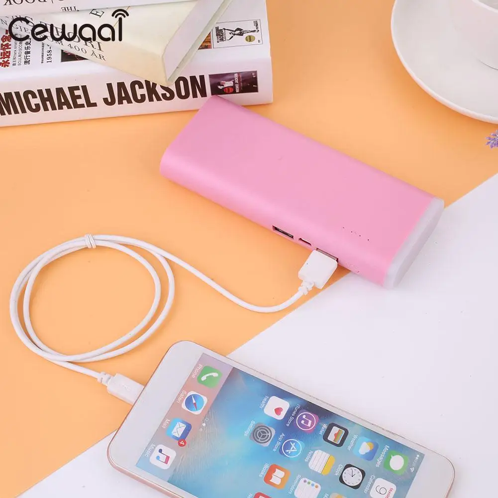 Зарядное устройство пластик для смартфона DIY Батарейный держатель комплект 5X 18650