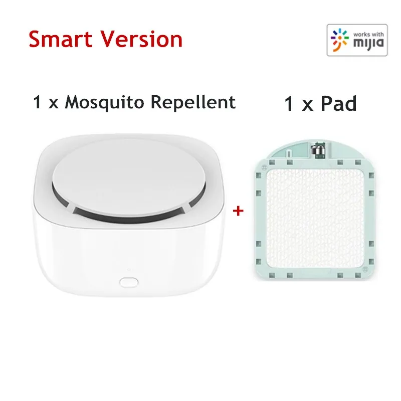 Xiaomi Mijia средство от комаров, не нагревающийся вентилятор, Отпугиватель насекомых для использования в помещении, сменный репеллент - Цвет: 1pcs Smart Version