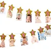 12 Months Photo Frame Banner First Happy Birthday Party Decorations Kids 1st Baby Boy Girl 1 One Year Birthday Supplies ► Photo 2/6