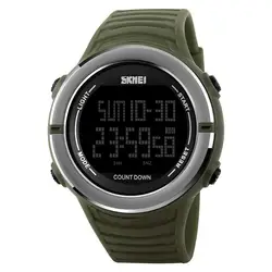 Мужская Мода цифровые часы обратного отсчета Роскошные Брендовые мужские спортивные часы водонепроницаемые наручные часы военные часы