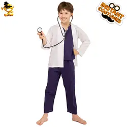 DSPLAY новый дизайн оригинальный доктор косплэй дети костюм хирурга дети фантазии костюм для вечерние