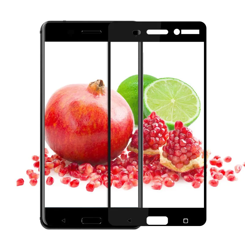 DS LOVEHUI 9H полное покрытие закаленное стекло для Nokia 8 6 5 3 Закаленное Защитное экрана