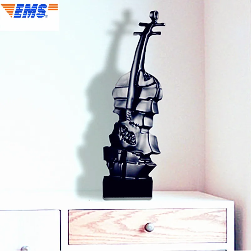 Violin Statue Music Model Bust Black and White Minimalist Style Home Decorations Collectible Colophony Crafts 39CM L2696 Violin Statue Music Model Bust Black and White Minimalist Style Home Decorations Collectible Colophony Crafts 39CM L2696