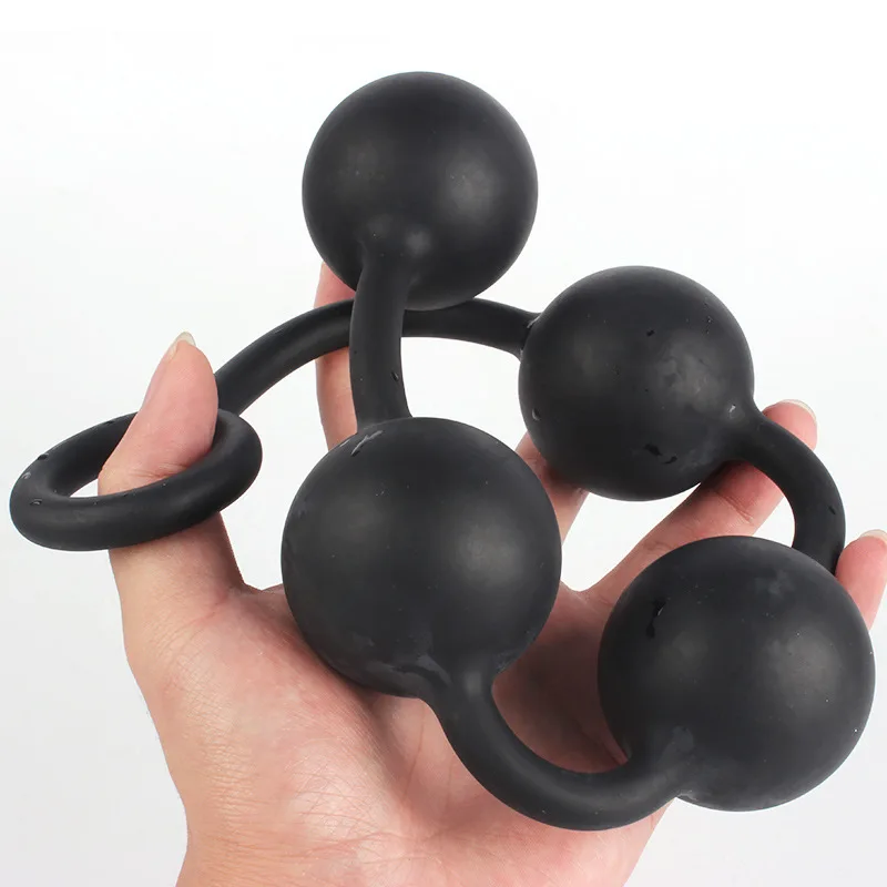 Buttplug 3 размера (3 см 4 5 см) Силиконовые шарики анальные пробка игрушки Анальная