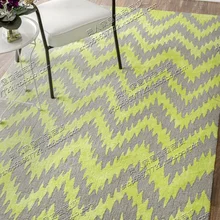 Модный простой ручной ковер, ковры спальни диван для гостиной, желтые волны классические пользовательские акриловые ковры