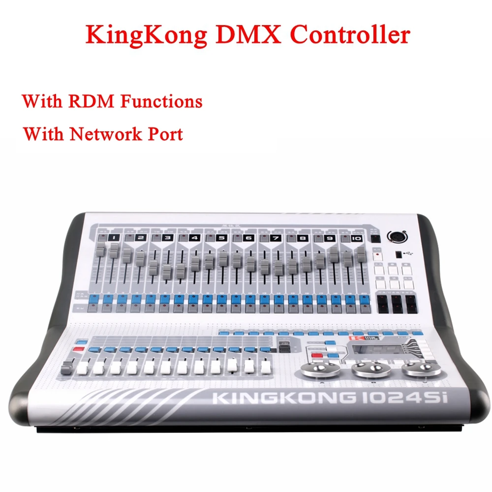 KingKong 1024Si DMX Controller DJ Equipment DMX512 Console Stage Lighting For LED Par Moving Head Spotlights Disco DJ Controlle