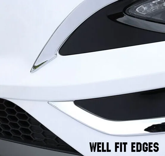 For Hyundai Tucson 2016 2017 Fog Light Lamp Cover Trim Accent Garnish Molding