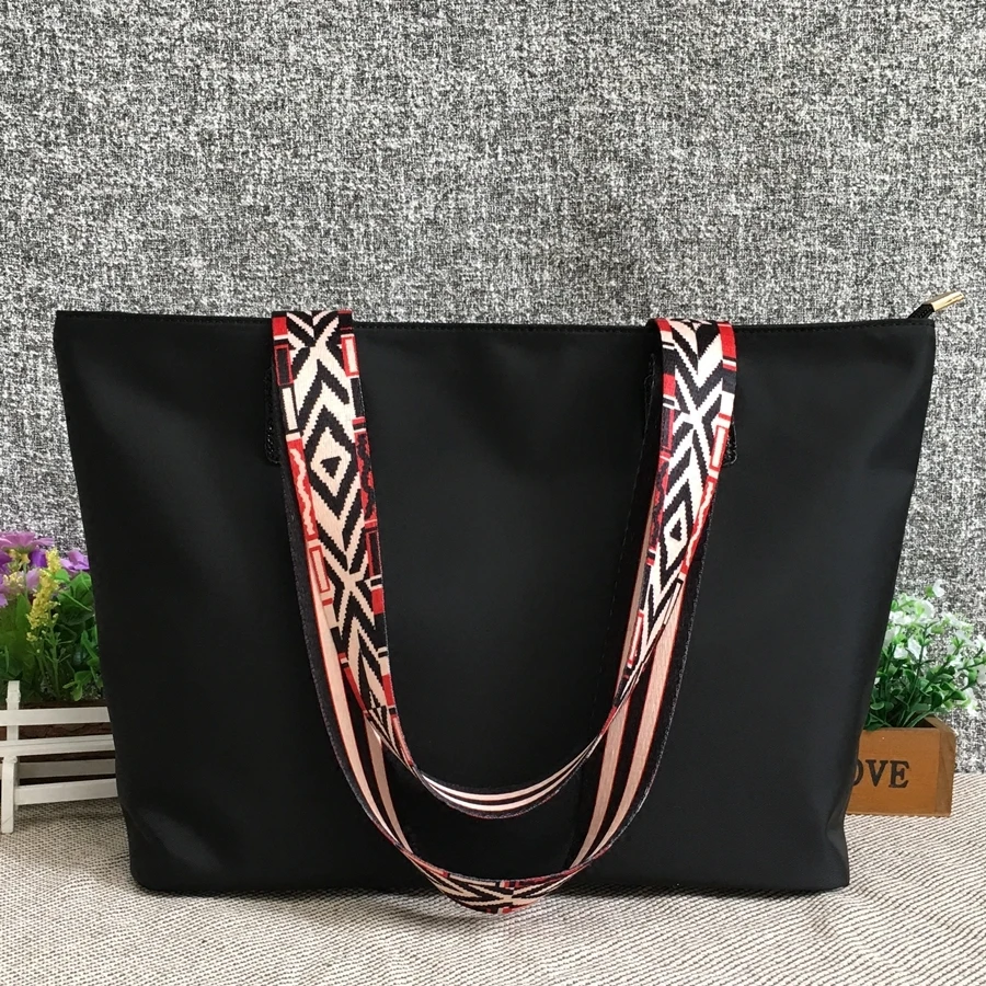 

Women's big handbag New 2019 Nylon waterproof shoulder bag casual bag brief all-match large cloth fashion leisure bag travel bag