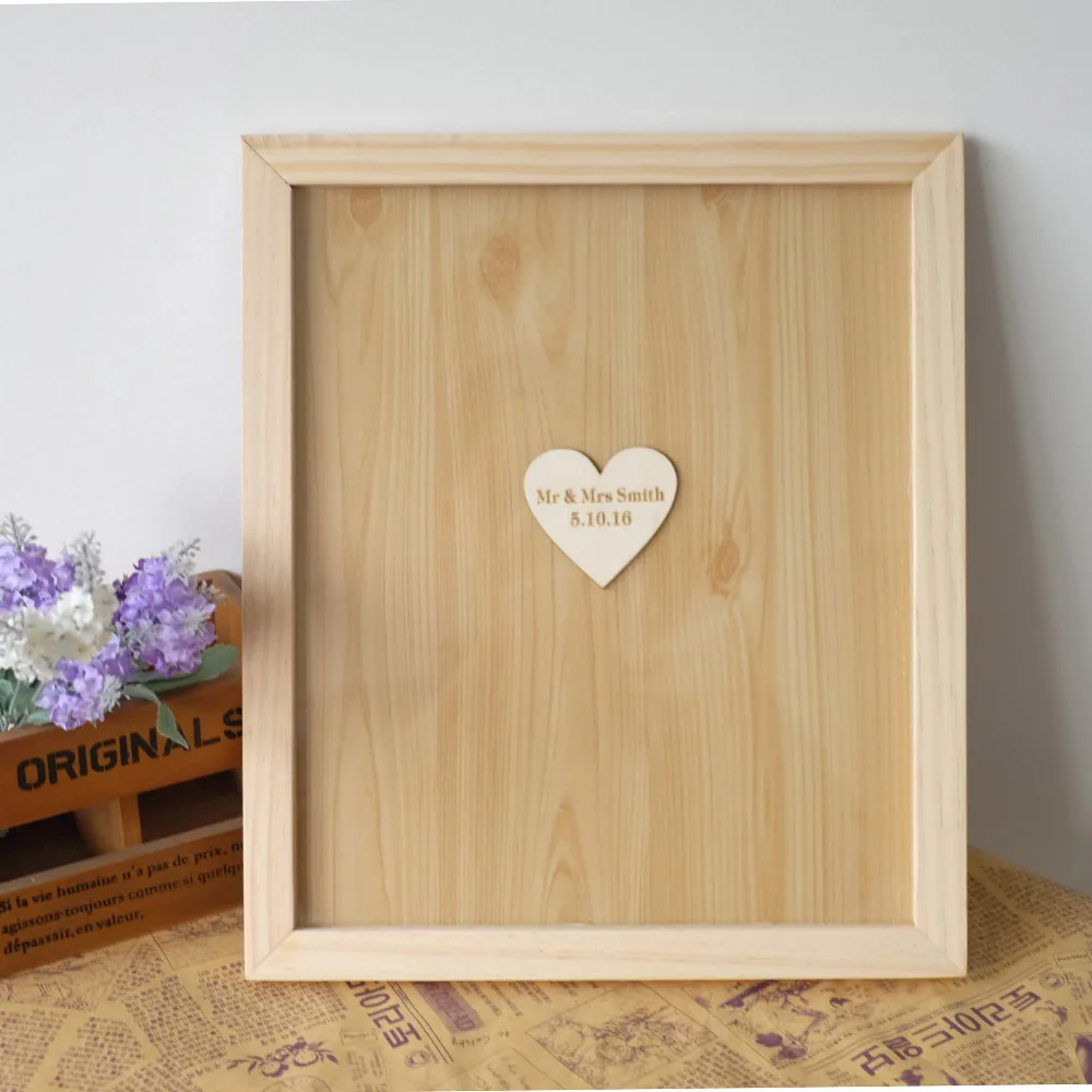 Wooden Wedding Guest Book Personalized Books Wooden Wedding Guest Book Personalized Books Alternative Drop Box Hearts Sign Frame Rustic Engagement Guestbook In Signature From