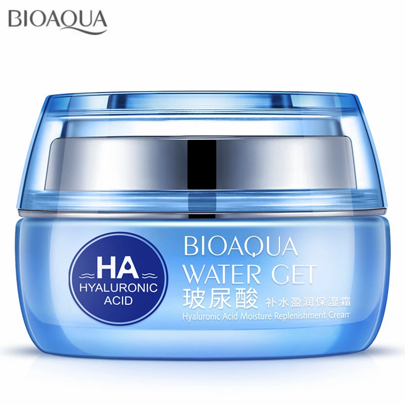 

BIOAQUA Moisturizers Replenishment Cream Hyaluronic Acid Day Creams Face Skin Care Whitening Skin Anti Aging Anti Wrinkles 50ml