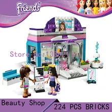 DIY Toys for children girl CHINA BRAND Beauty Shop 18937 Blocks self-locking bricks Compatible with Lego friends Butterfly 3187