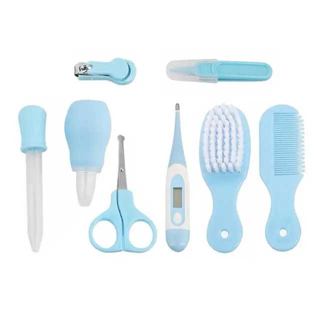 8Pcs/Set Baby Health Care Set Portable Newborn Baby Tool Kits Kids