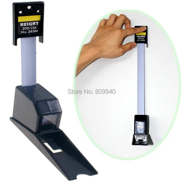 Buy 200cm stadiometer wall mounted height meter Baby
