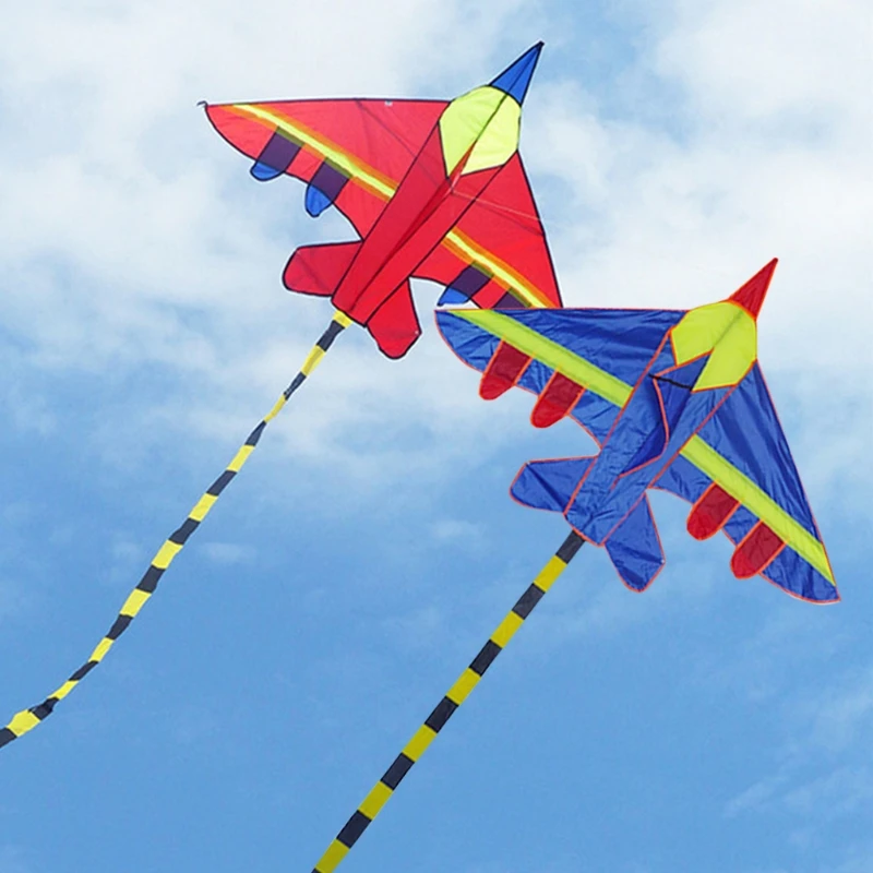 Воздушный змей в форме самолета, воздушные змеи, летающие игрушки, воздушный змей для детей, 95AE