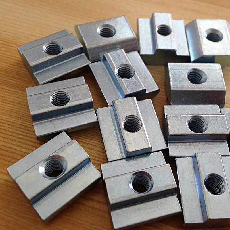 

50pcs/lot M5 Hammer Nut Aluminum Connector T Fastener Sliding Nut Zinc Plated Carbon Steel for 2020 Aluminum Profile