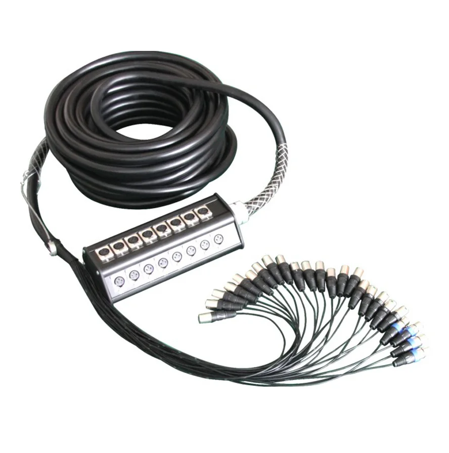 High quality 24 channels audio stage cable box 100ft (30M)box boxbox