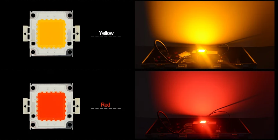Многоцветный RGB чип со светодиодной подсветкой теплый белый 10 Вт 20 Вт 30 Вт 50 Вт 100 Вт Интегрированный Светодиодный светильник Диоды DC12V 36 В DIY прожекторная софитная лампа
