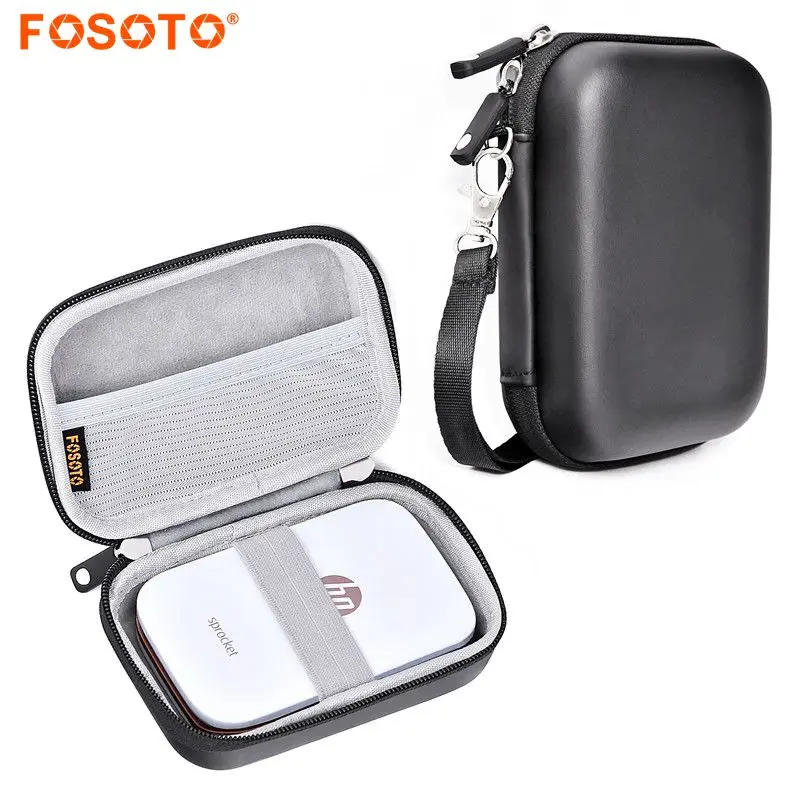#*Cheap fosoto Portable Case Shell Cover Travel Carrying Storage Bag For Polaroid ZIP Mobile Printer HP Sprocket Portable Photo Printer