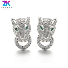 2 пары Элегантные Простые леопардовые серьги-гвоздики с натуральными модные ювелирные изделия из жемчуга Серьги Пирсинг, модель: VE40