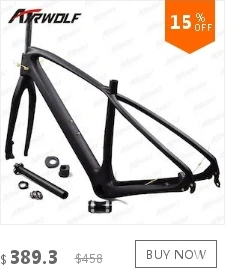 Discount Airwolf new Carbon MTB boost Frame 29er Carbon bike frame 148*12mm frameset avaliable size S/M/ L 160mm brake BOOST bike frame 15