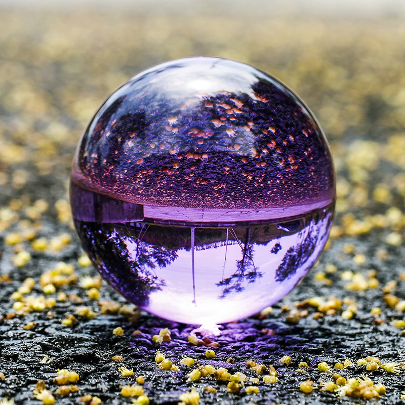 Buy H&D Purple Crystal Ball 80mm with Stand for