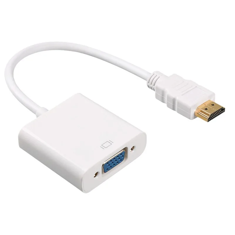 Новый адаптер HDMI в VGA кабель конвертер с поддержкой 1080P для ПК HD ТВ XBOX PS3 PS4