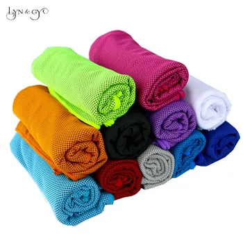

LYN&GY Sport Ice Towel 100*30cm Utility Enduring Instant Cooling Face Towel Heat Relief Reusable Chill Cool Towel Dropshipping